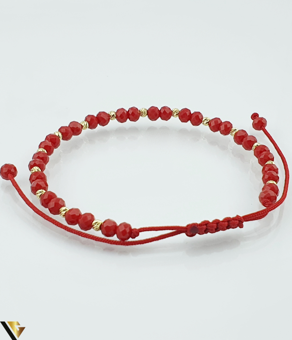 Bratara Snur textil, Aur 14k [3]