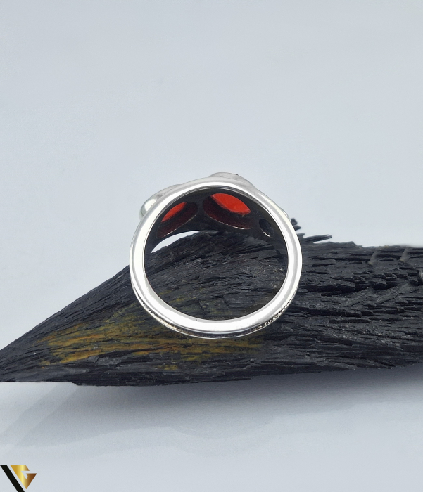 Inel Argint 925, Quartz rosu [2]