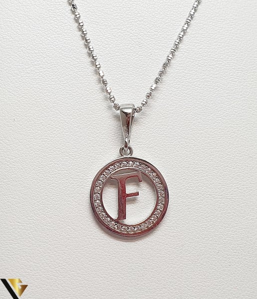 Pandantiv Litera "F", argint 925,, 1.68 gr (IS) [1]