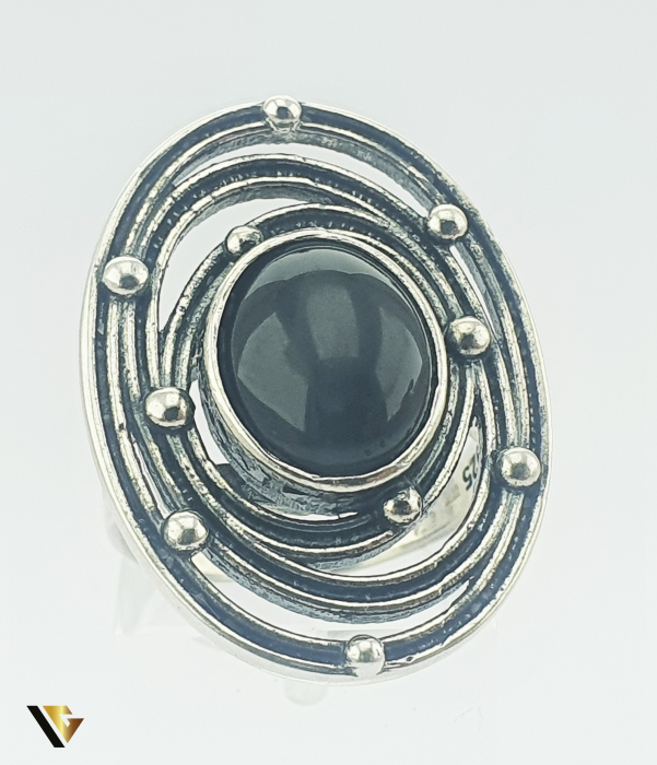 Inel Argint 925, Onix, 5.09 grame (P) [2]