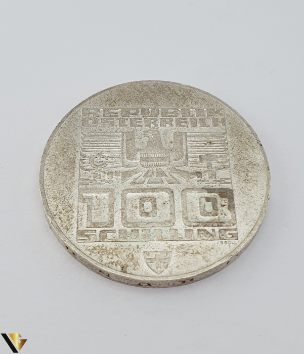 Moneda Argint, 100 Siling [1]