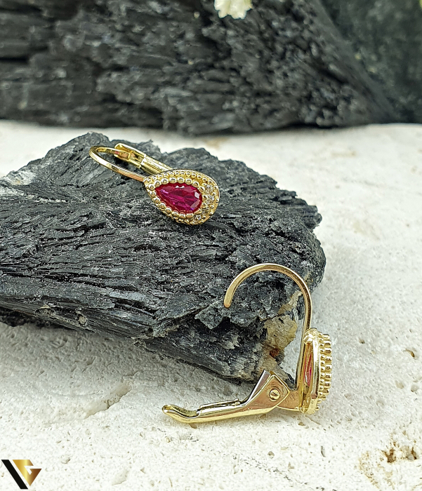 Cercei Aur 14K , Spinel, Zirconiu [2]