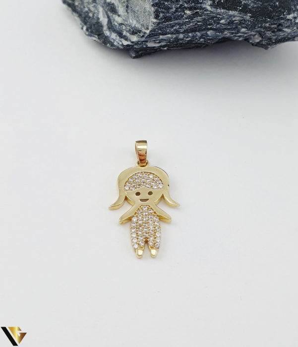 Pandantiv Aur 14k, Fetita [1]