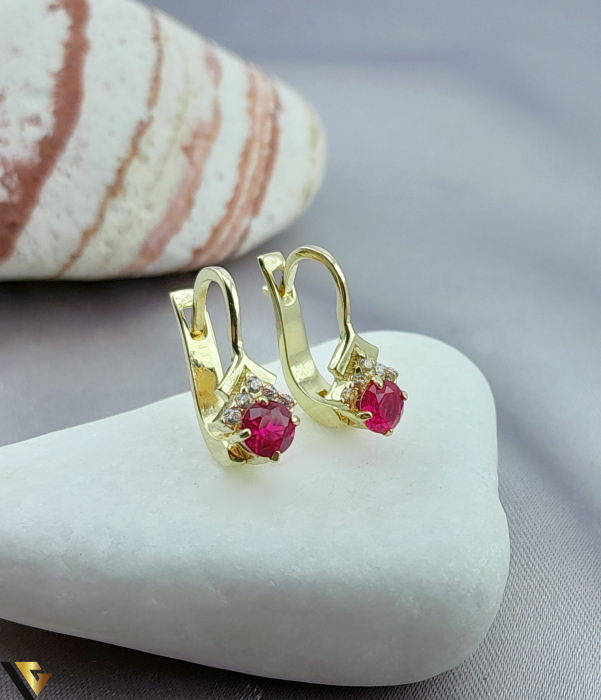 Cercei Aur 14k, Zirconiu [1]