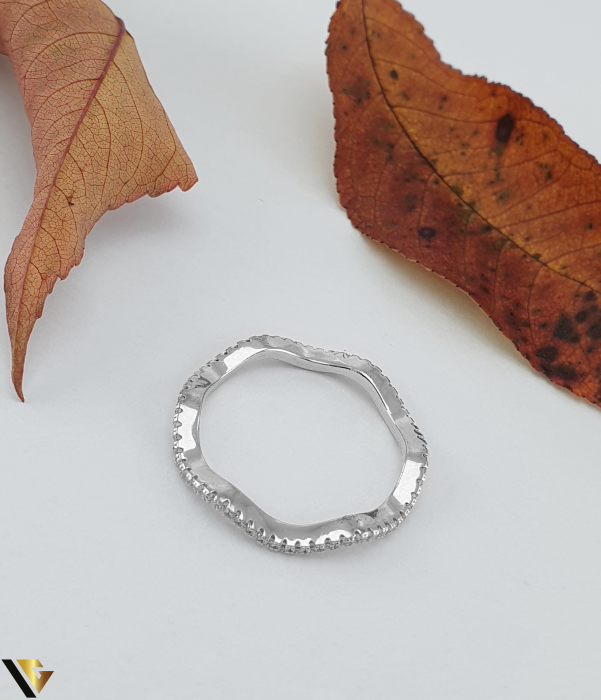 Inel Argint 925 verigheta linii subtire val [2]