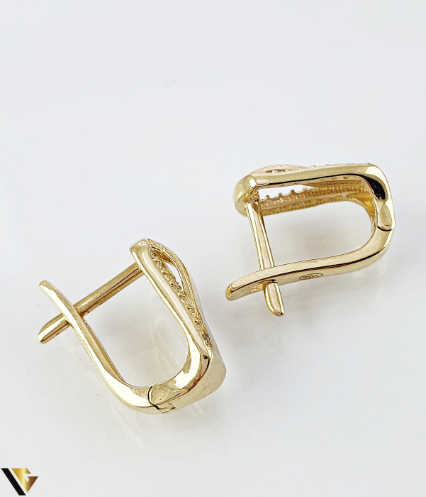 Cercei  Aur 14k, Zirconiu, 3.21 grame [2]