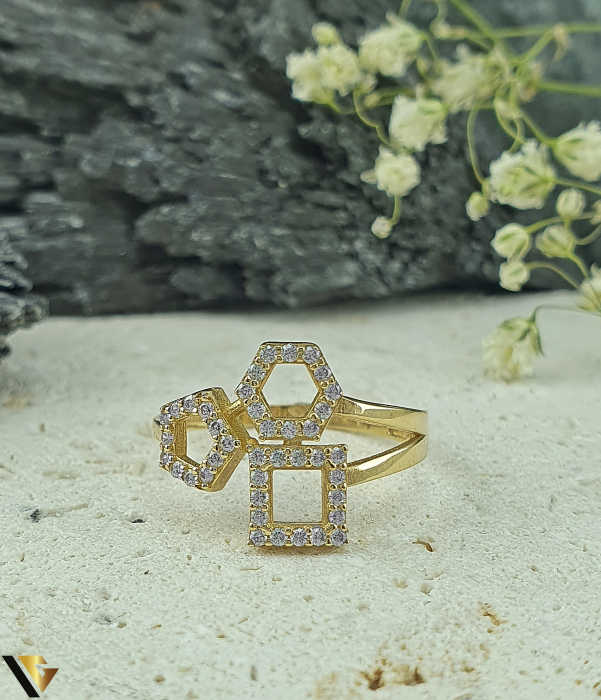 Inel Aur 14k, Zirconiu [2]