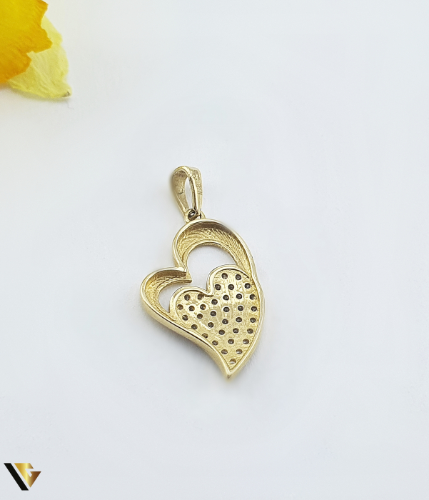 Pandantiv Aur 14k, Zirconiu [2]