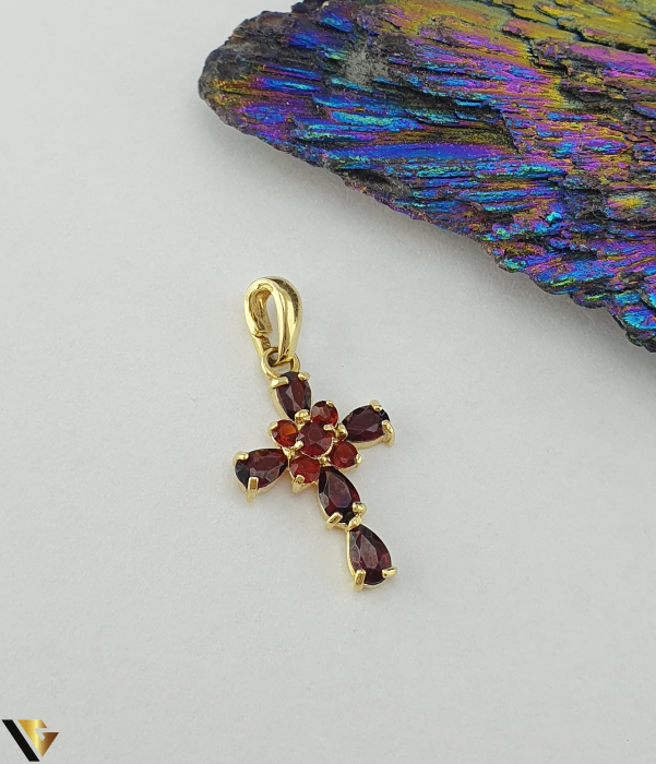 Pandantiv Aur 18k, Granate [1]
