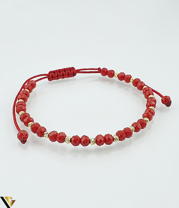 Bratara Snur textil, Aur 14k [2]