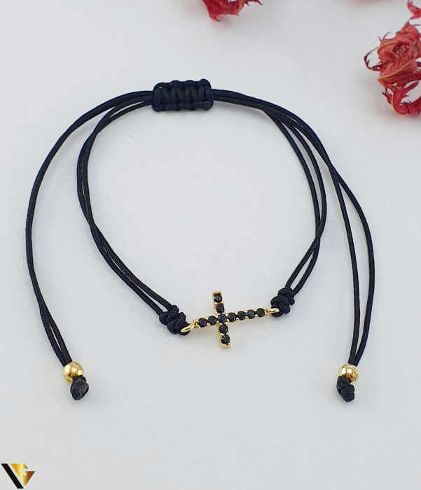 Bratara Snur Textil, Aur 14k [1]