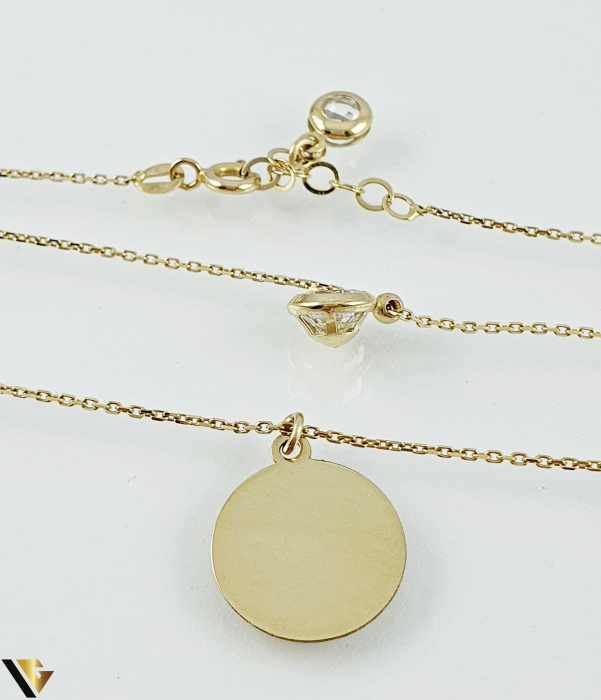 Colier Aur 14k, Banut, 3.78 grame dublu lant [2]