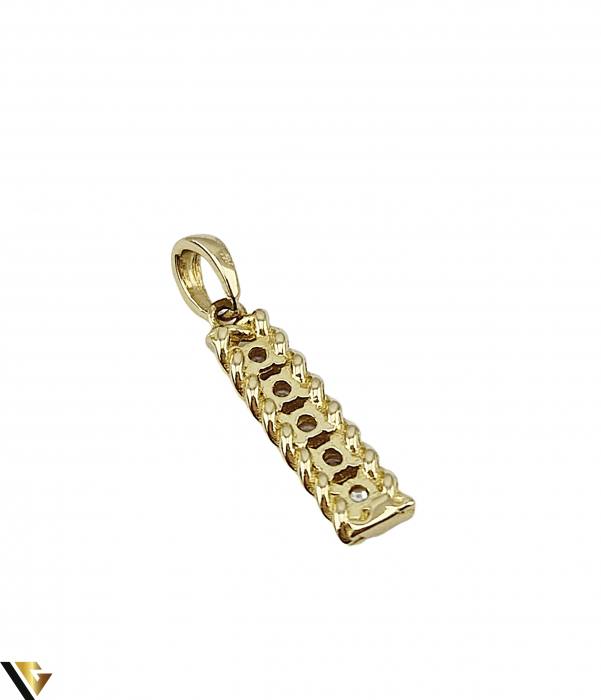 Pandantiv Aur 14k, Zirconiu [3]