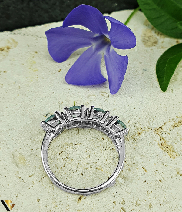 Inel Argint 925, Topaz si Zirconiu [2]