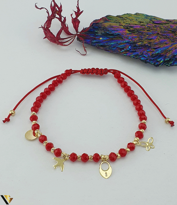 Bratara Snur Textil, Aur 14k [1]