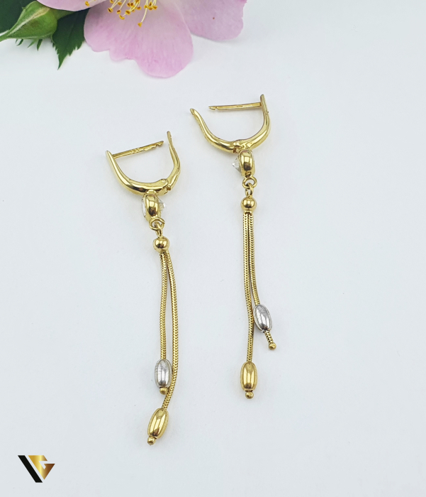 Cercei cu lant, Aur 14k [2]
