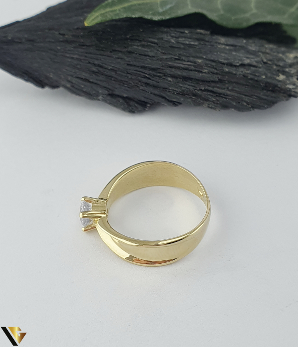 Inel Logodna Aur 14k, Zirconiu [3]