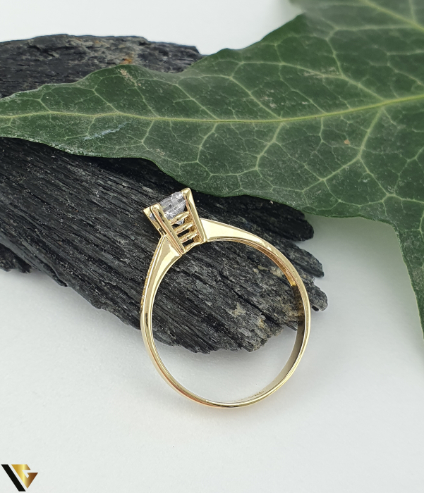 Inel Logodna Aur 14k, Zirconiu [2]