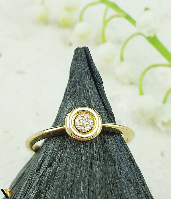 Inel Aur 14k, Diamante 0.02 ct in total [2]