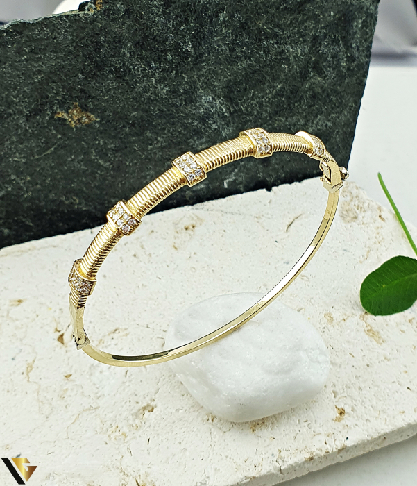 Bratara Fixa din Aur 14k [3]