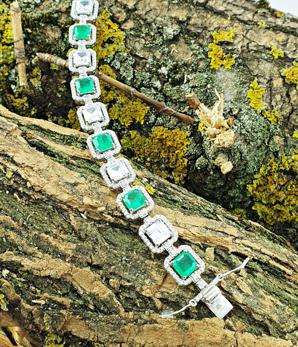 Bratara Argint 925, Paraiba si Cuart [2]