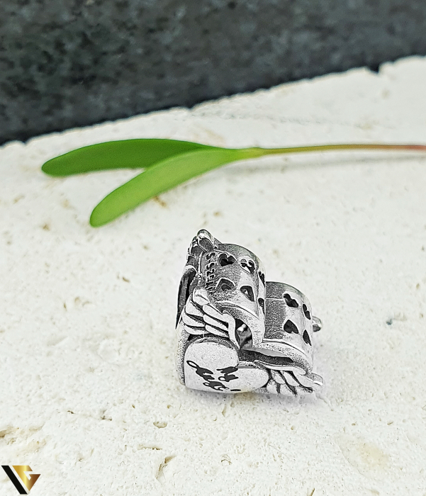 Charm / Talisman din Argint 925, Inima [2]