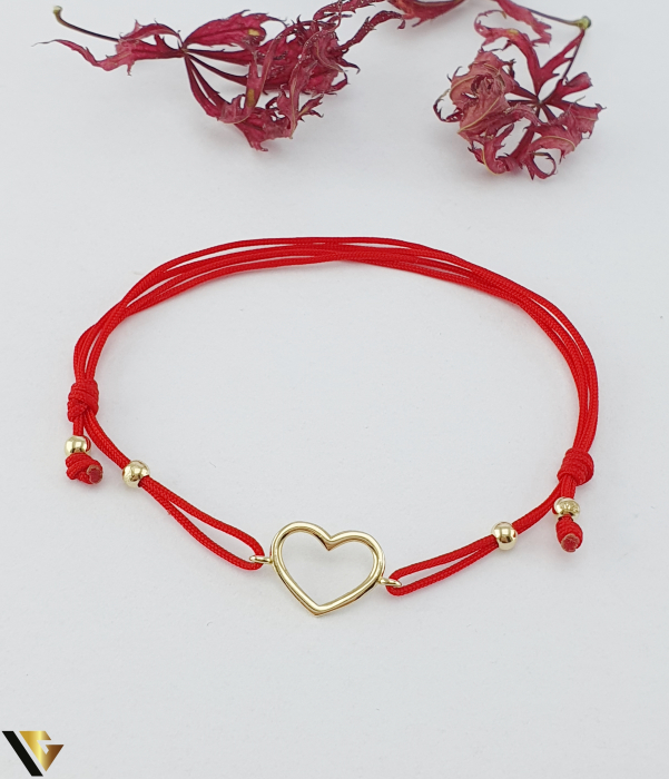 Bratara Snur Textil, Aur 14k [1]