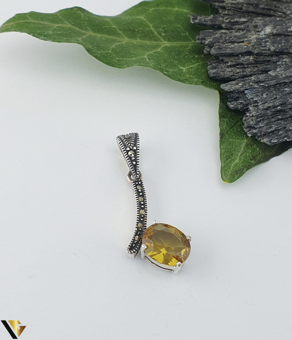 Pandantiv Argint 925, Zultanit, Marcasite [1]