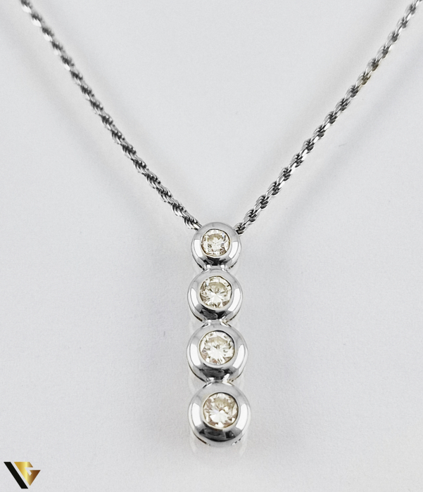 Lant si Pandant Aur 18k, Diamant, 5.22 grame [3]