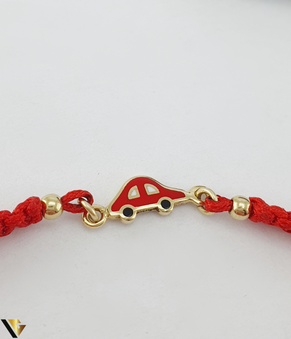 Bratara Snur Textil, Aur 14k [2]