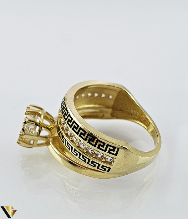 Inel Aur 14k, 5.29 grame  logodna verigheta [4]