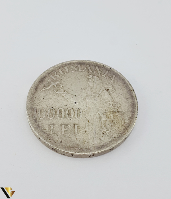 Moneda Argint, 100000 lei [2]