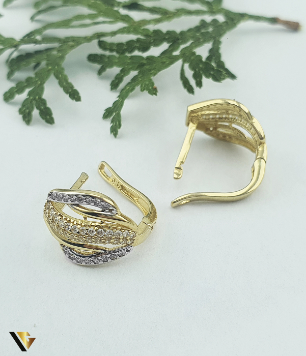 Cercei Aur 14k, Zirconiu [2]