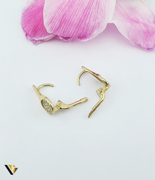 Cercei Aur 14k, Cubic zirconia [2]