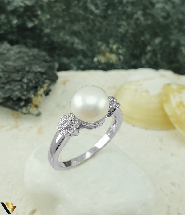 Inel Argint 925, Perla si Zirconiu [1]