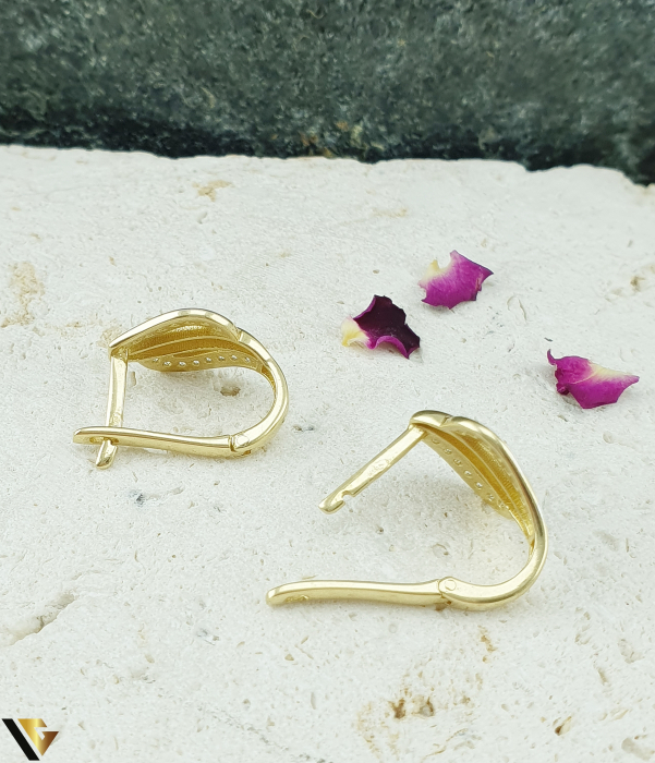 Cercei Aur 14k, Zirconiu [2]