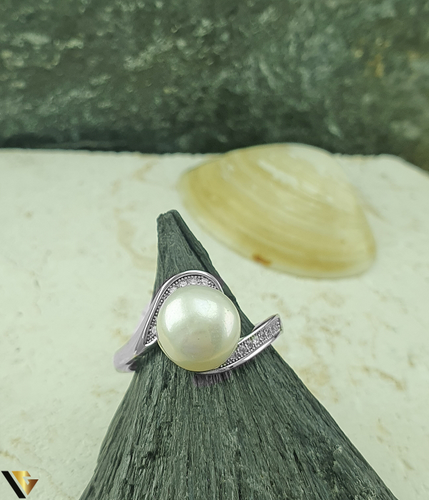 Inel Argint 925, Perla si Zirconiu [2]