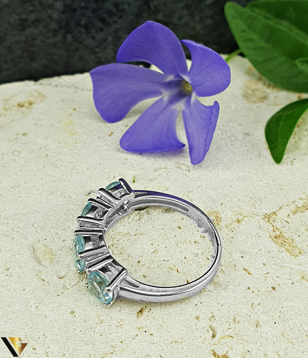 Inel Argint 925, Topaz si Zirconiu [3]