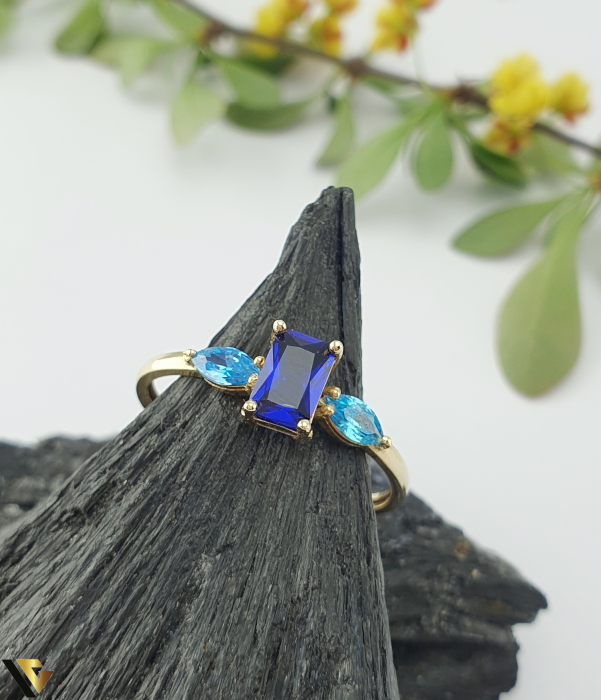 Inel Aur 14k, Spinel [2]