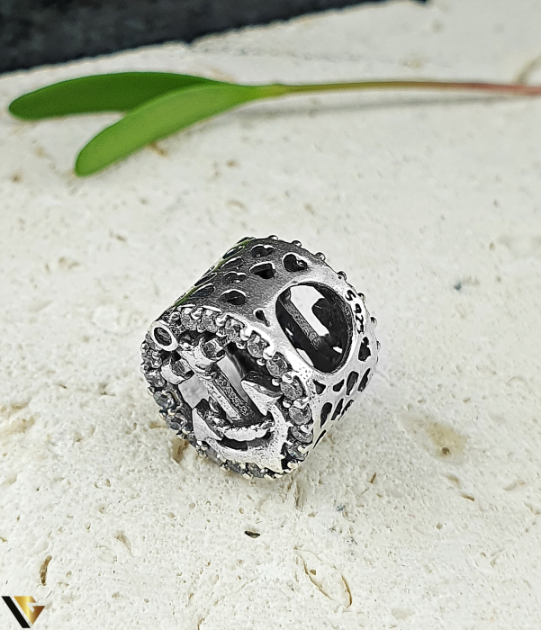 Charm / Talisman din Argint 925, Ancora [2]