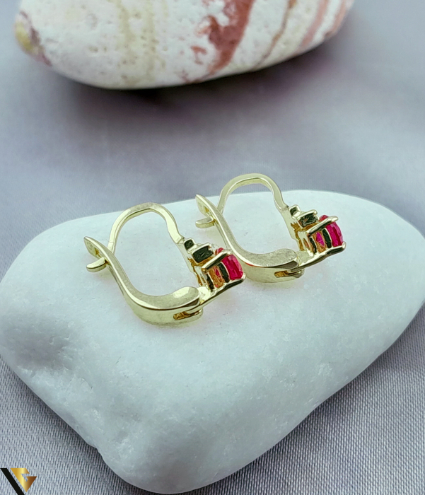 Cercei Aur 14k, Zirconiu [2]