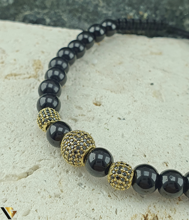 Bratara Snur Textil, Aur 14k [2]