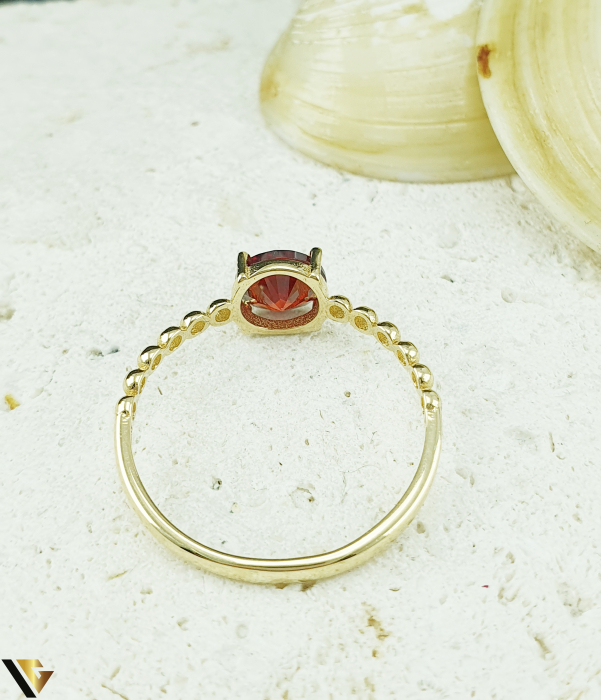 Inel Aur 14k, Zirconiu [4]