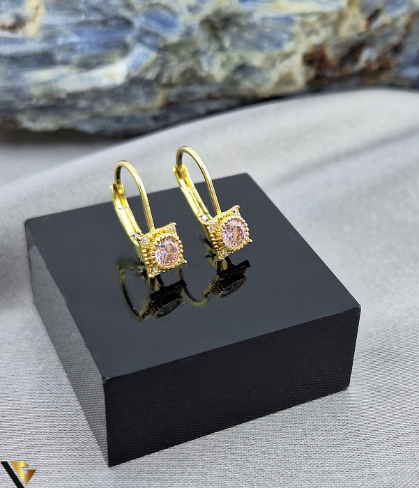 Cercei Aur 14k, Zirconiu [1]