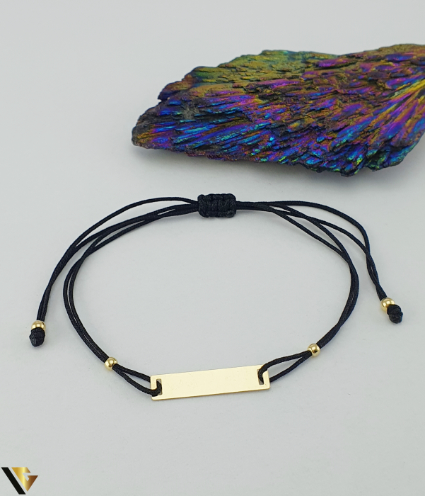 Bratara Snur Textil, Aur 14k [1]