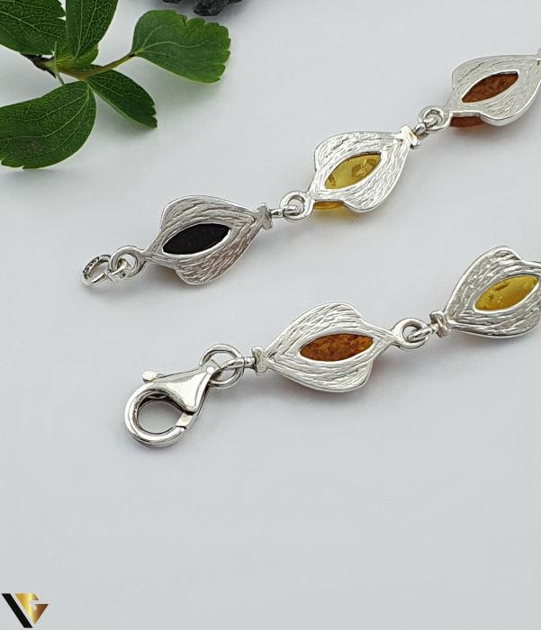 Bratara Argint 925, Chihlimbar [2]