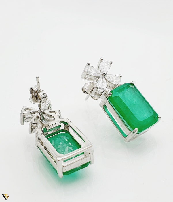 Cercei Argint 925, Paraiba, 8.33 grame [2]