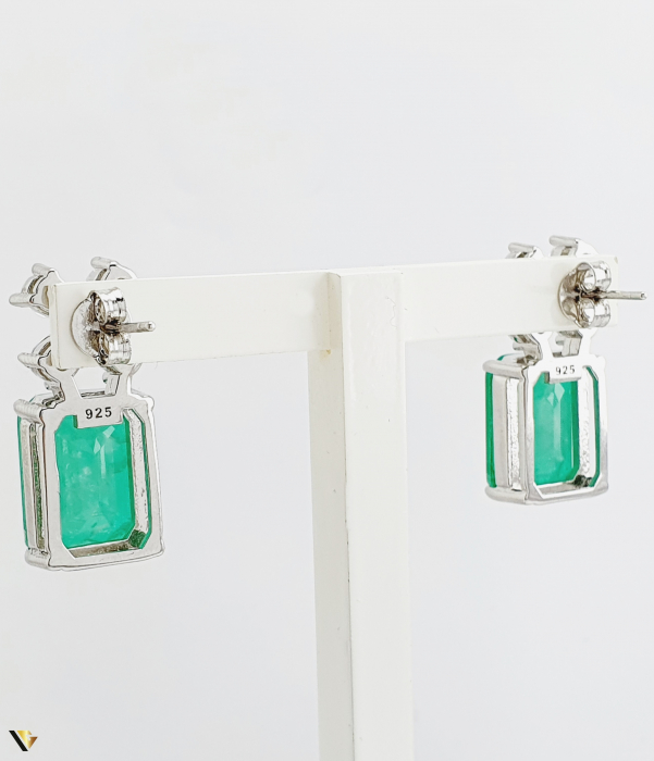 Cercei Argint 925, Paraiba, 8.33 grame [3]