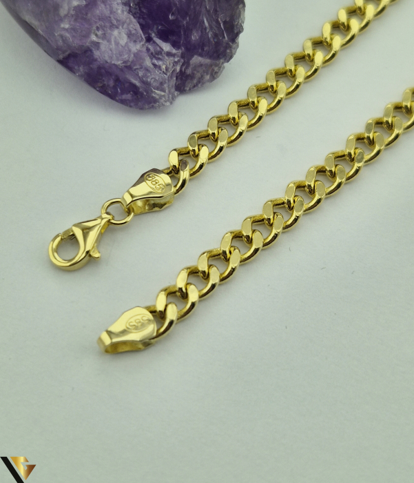 Bratara aur 14k Greutate: 5.35 grame Latime: 4.5 mm Lungime: 19 cm Marcaj / Titlu: " 585 " Locatie: Harlau 0723 353 111 [3]