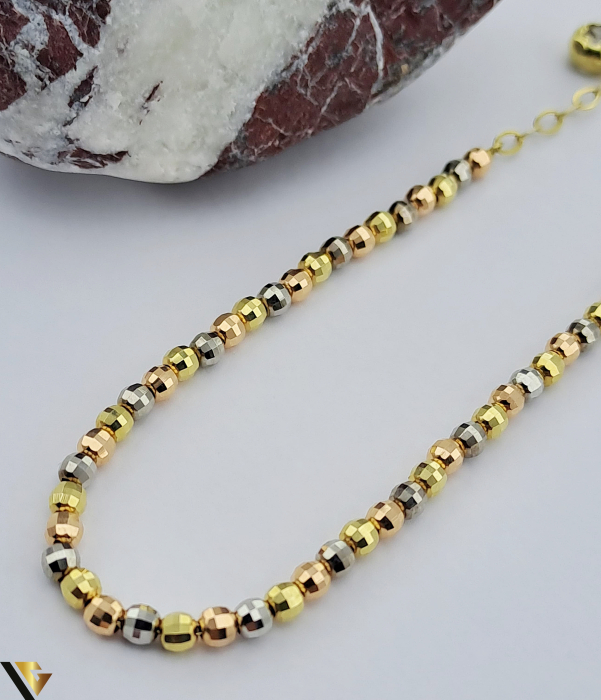 Bratara aur 14k Greutate: 5.18 grame Latime: 3 mm Lungime: 20 cm Marcaj / Titlu: " 585 " Locatie: Harlau 0723 353 111 [2]